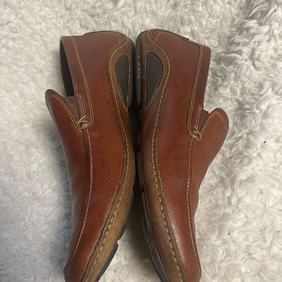 Cole Haan NikeAir Mens Brown Leather Slip On Casual Business Loafer SZ10M